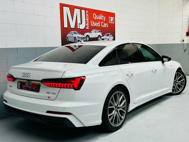 Audi A6 Saloon Tdi 40 Black Edition NU69SXR White #5