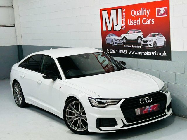 Audi A6 Saloon Tdi 40 Black Edition NU69SXR White #2