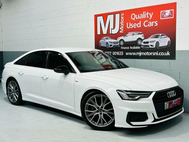 Audi A6 Saloon Tdi 40 Black Edition NU69SXR White #3