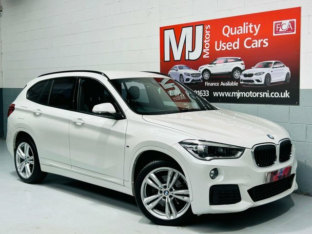 BMW X1 20D M Sport AYZ9067 White #3