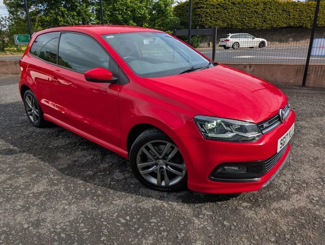 Volkswagen Polo 1.0 Tsi Bluemotion Tech R-line Hatchback Petro Red