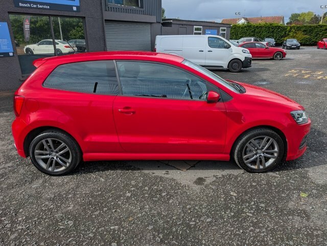 Volkswagen Polo 1.0 Tsi Bluemotion Tech R-line Hatchback Petro SG17YLU Red #5