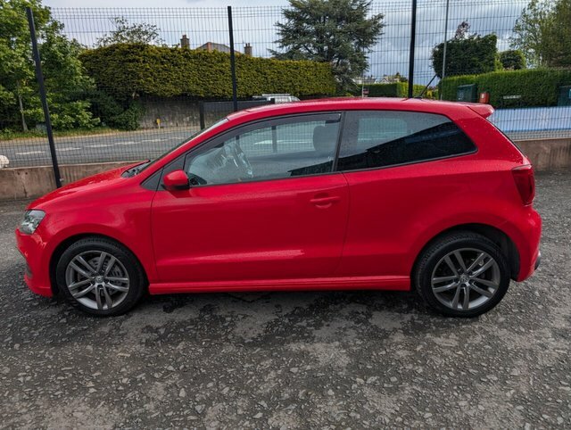 Volkswagen Polo 1.0 Tsi Bluemotion Tech R-line Hatchback Petro SG17YLU Red #6