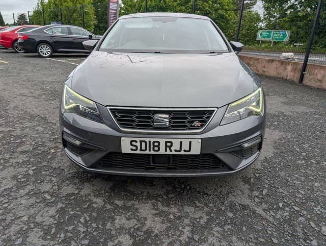 Seat Leon 2.0 Tdi Fr Technology Hatchback SD18RJJ Grey #3