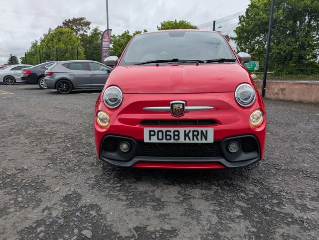 Abarth 595 1.4 T-jet Turismo Hatchback Euro PO68KRN Red #3