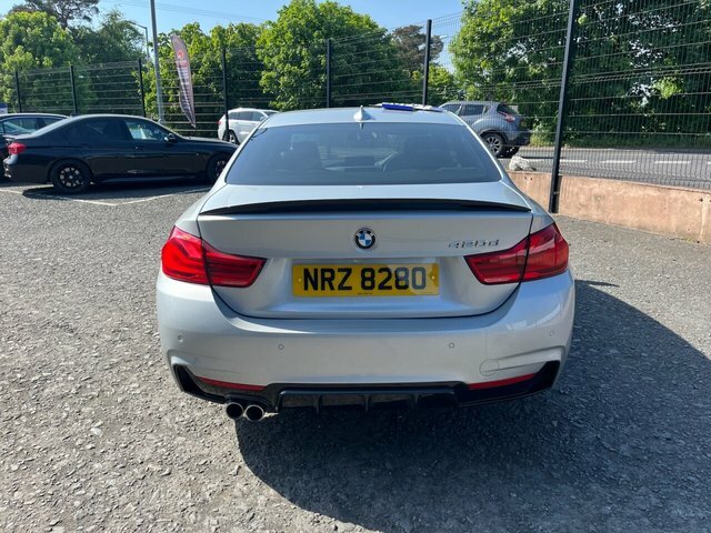 BMW 4 Series Gran Coupe 2.0 420D M Sport Coupe Euro 6 S S NRZ8280 Silver #6