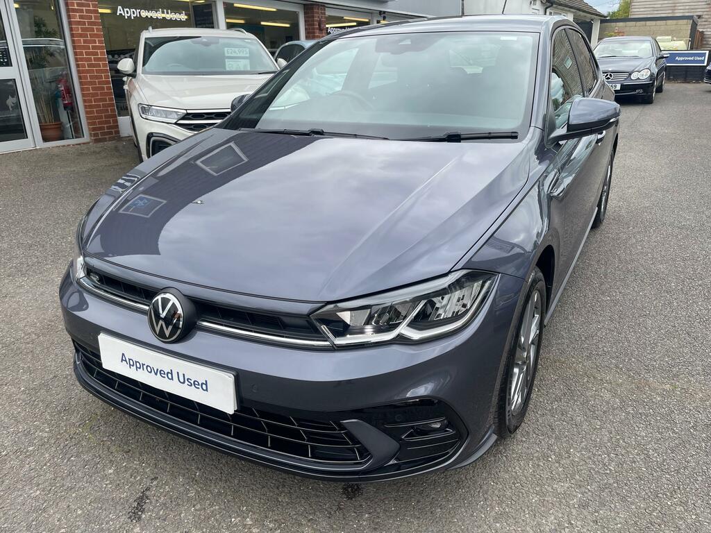 Volkswagen Polo 1.0 Tsi R-line Hatchback Dsg Euro 6 S BL73OBF Grey #4