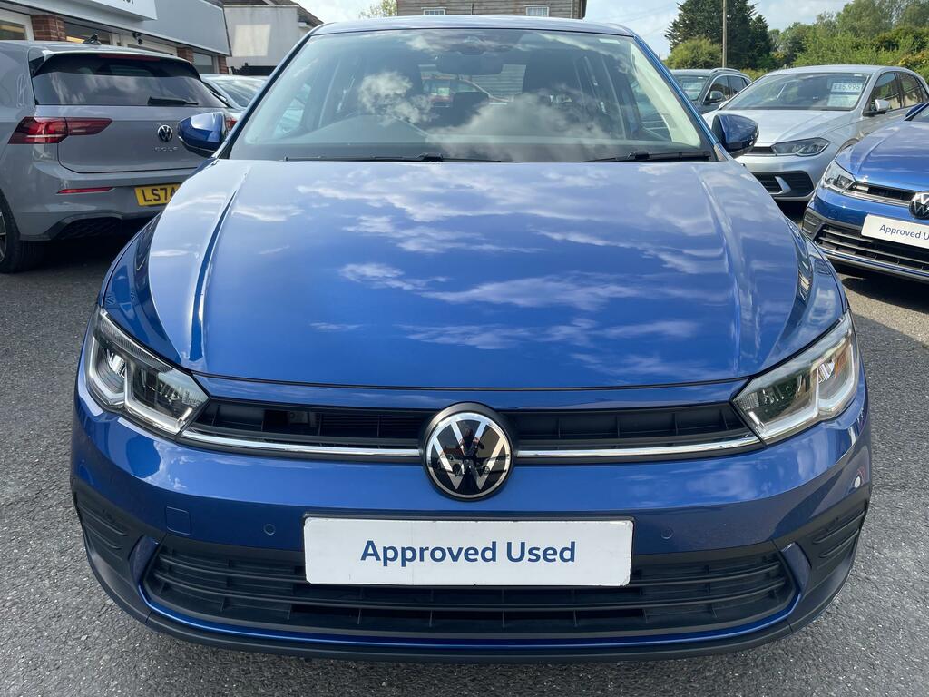 Volkswagen Polo 1.0 Tsi Life Hatchback Dsg Euro 6 Ss RO22UDH Blue #3