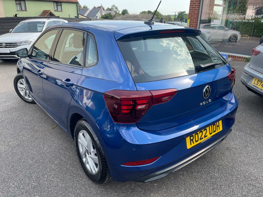 Volkswagen Polo 1.0 Tsi Life Hatchback Dsg Euro 6 Ss RO22UDH Blue #4