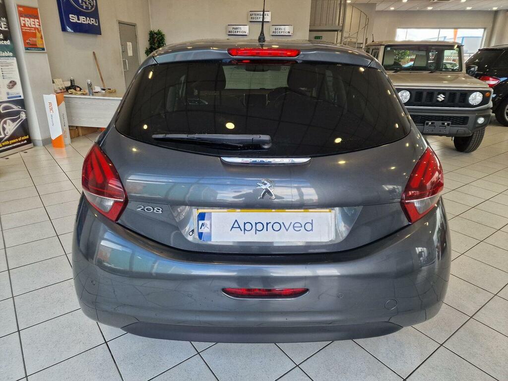 Peugeot 208 Hatchback 1.2 Puretech Allure Euro 6 201565 KY65ATK Grey #3