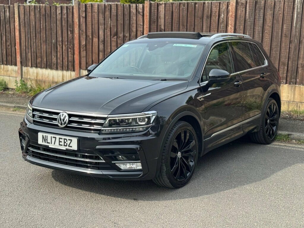 Volkswagen Tiguan 2.0 Tdi Bluemotion Tech R-line Dsg 4Motion Euro 6 NL17EBZ Black #2