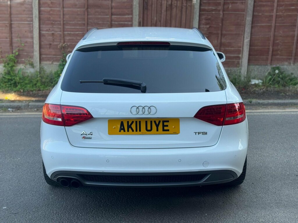 Audi A4 Avant 1.8 Tfsi Black Edition Euro 5 White #4