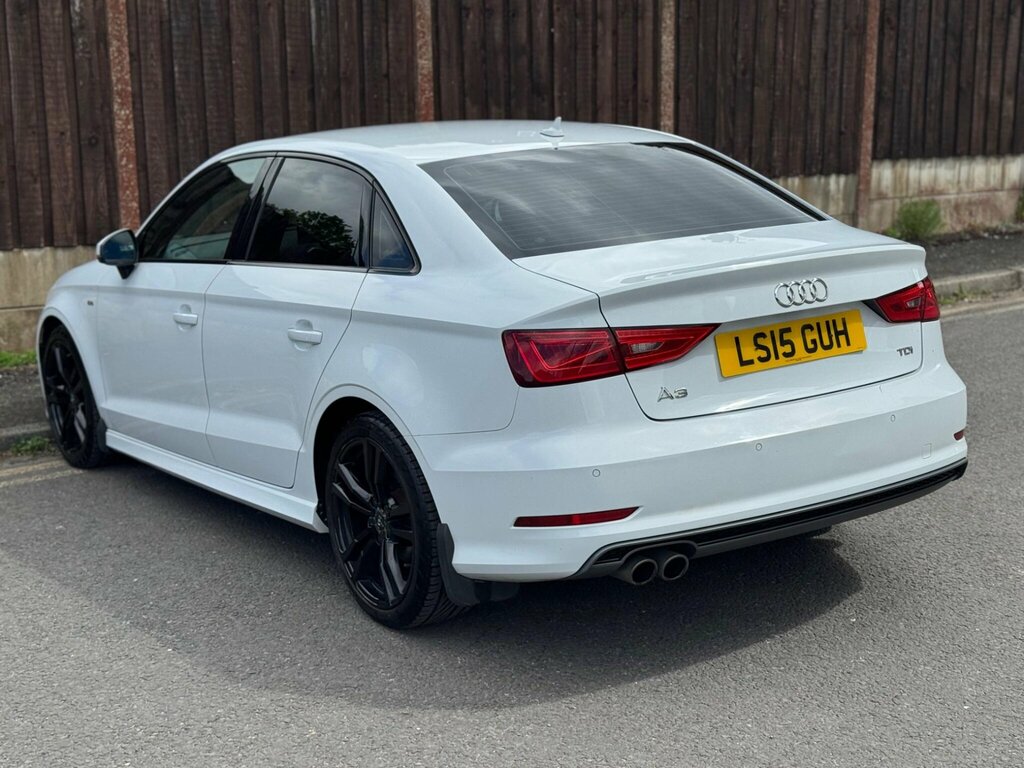 Audi A3 2.0 Tdi S Line S Tronic Euro 6 Ss LS15GUH White #5