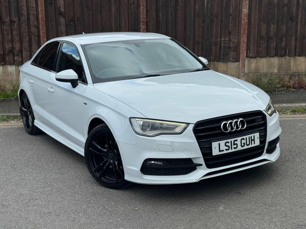 Audi A3 2.0 Tdi S Line S Tronic Euro 6 Ss LS15GUH White
