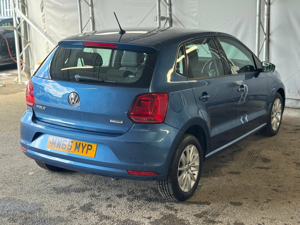 Volkswagen Polo 1.0 Bluemotion Tech Se Euro 6 Ss MW65MYP Blue #6