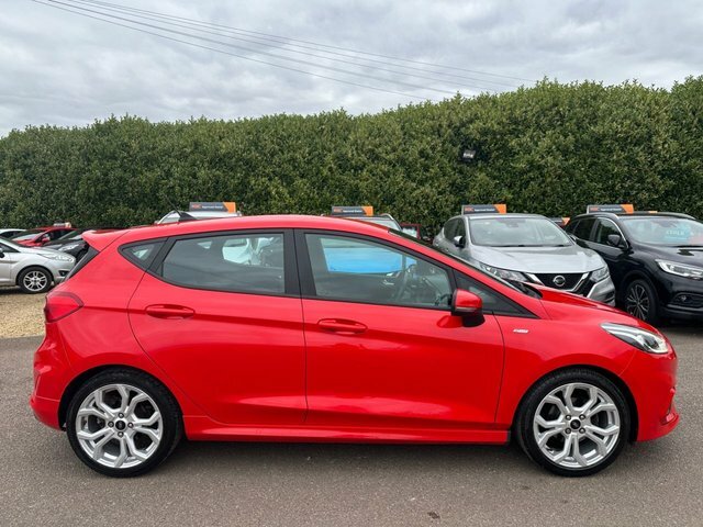 Ford Fiesta 2019 1.0 Ecoboost St-line Da19hwx DA19HWX Red #2