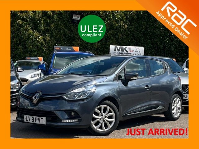 Renault Clio 2018 0.9 Tce Dynamique Nav Hatchback Ma Grey