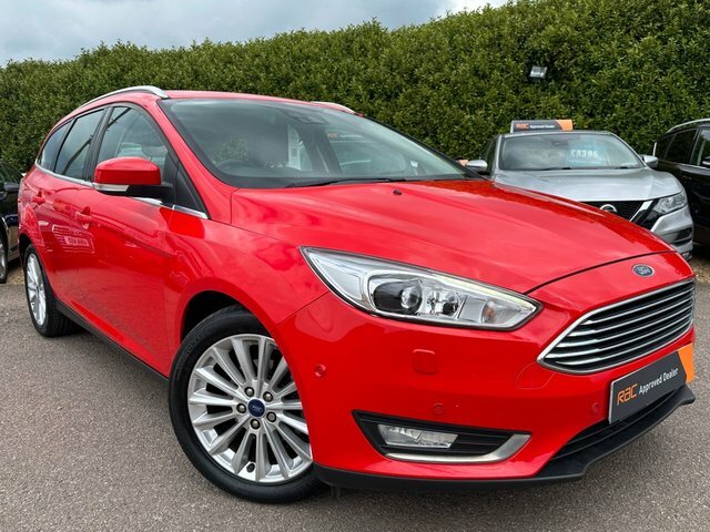 Ford Focus 2017 1.5 Tdci Titanium X Estate WU17CAV Red #3