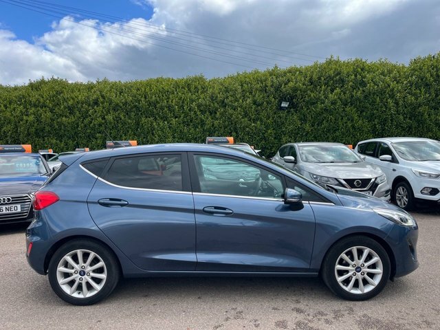 Ford Fiesta 2019 1.0T Ecoboost Gpf Titanium Hatchback Petr GX69FYO Blue #2