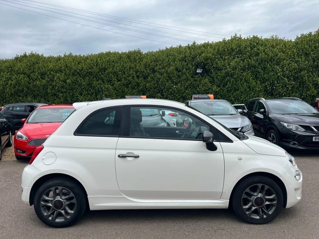 Fiat 500 2016 1.2 S Hatchback Euro 6 Ss AO66JVD White #2