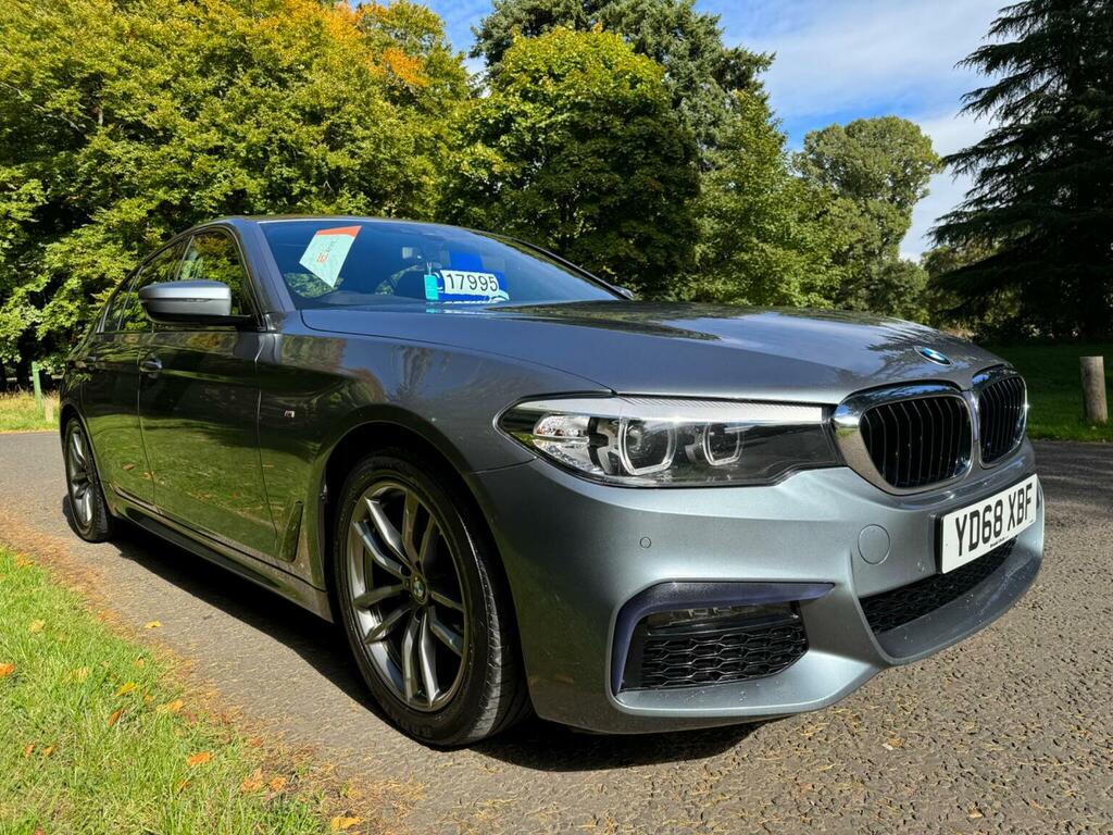BMW 5 Series 2.0 520D M Sport Xdrive Euro 6 Ss YD68XBF Blue #6