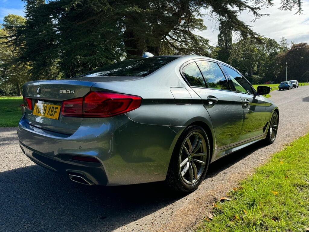 BMW 5 Series 2.0 520D M Sport Xdrive Euro 6 Ss YD68XBF Blue #4