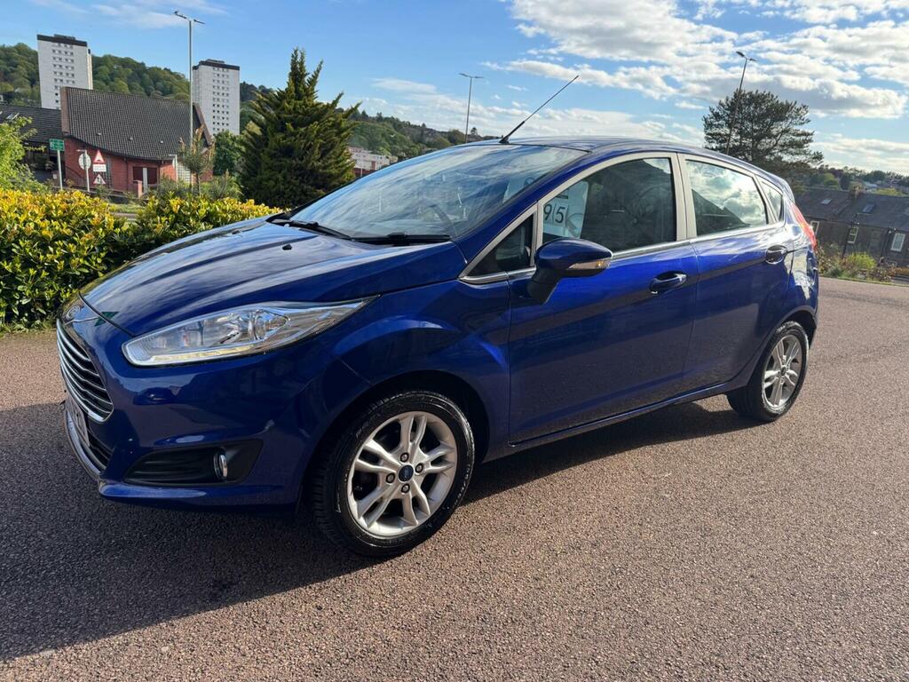 Ford Fiesta 1.0T Ecoboost Zetec Euro 6 Ss SN65PZO Blue #6