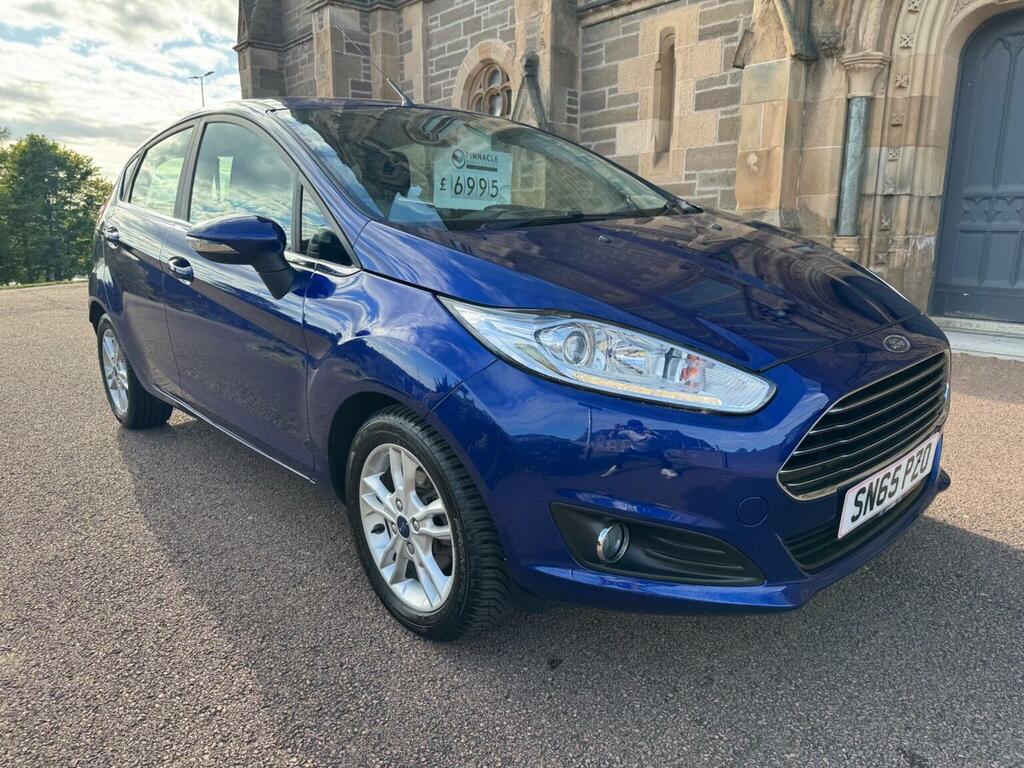 Ford Fiesta 1.0T Ecoboost Zetec Euro 6 Ss SN65PZO Blue #3
