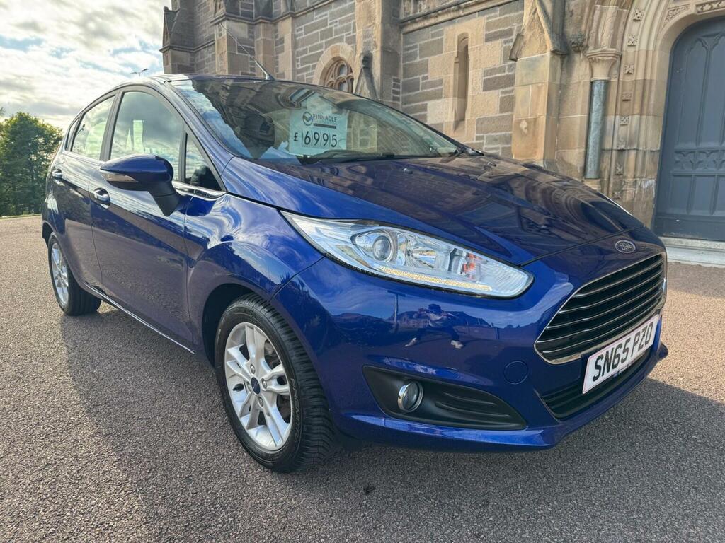 Ford Fiesta 1.0T Ecoboost Zetec Euro 6 Ss SN65PZO Blue #4