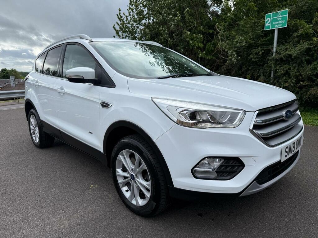 Ford Kuga 1.5T Ecoboost Titanium Awd Euro 6 Ss SW18OMY White #4