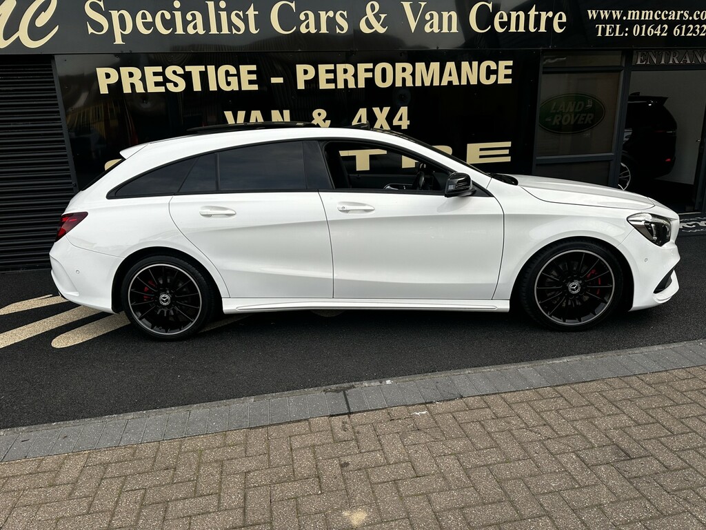 Mercedes-Benz CLA Class Estate 2.0 Cla220 Amg Line Night Edition 201919 PE19VTU White #6