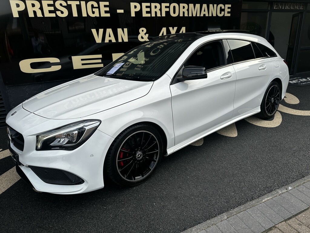 Mercedes-Benz CLA Class Estate 2.0 Cla220 Amg Line Night Edition 201919 PE19VTU White #4