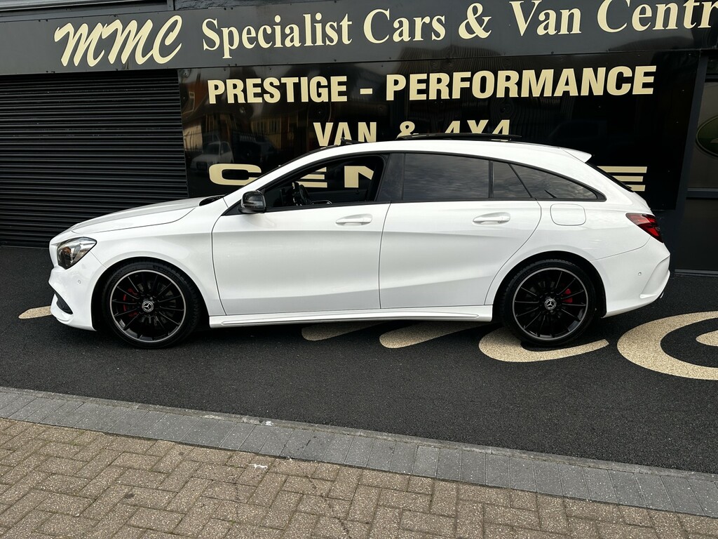 Mercedes-Benz CLA Class Estate 2.0 Cla220 Amg Line Night Edition 201919 PE19VTU White #2