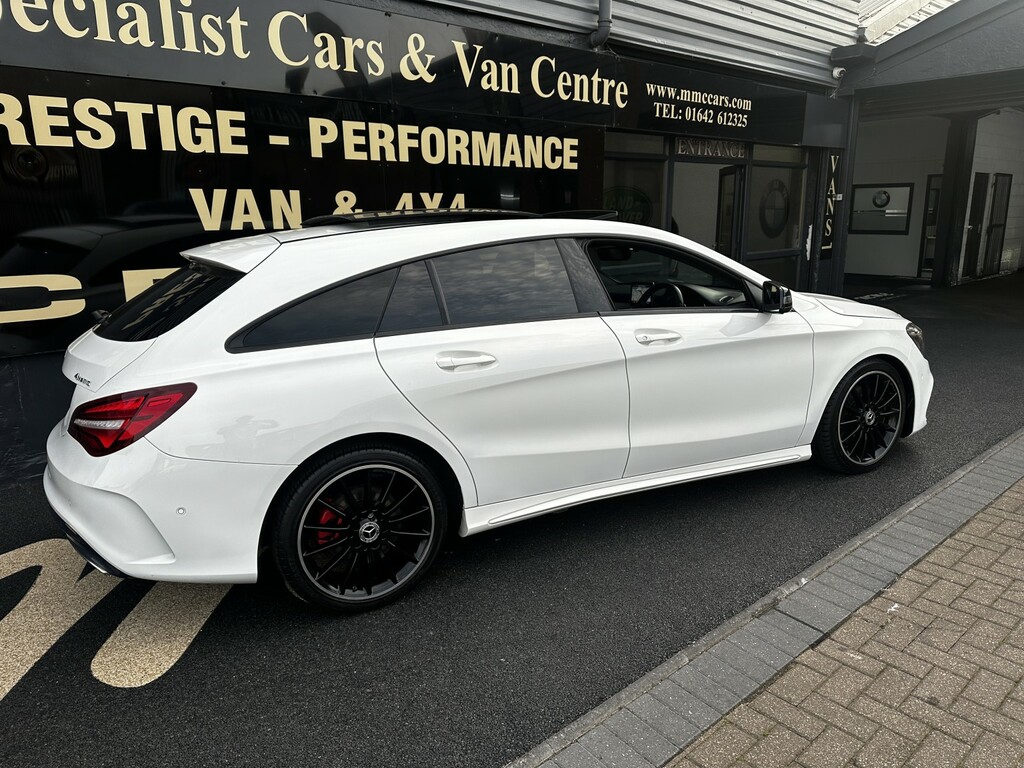 Mercedes-Benz CLA Class Estate 2.0 Cla220 Amg Line Night Edition 201919 PE19VTU White #3