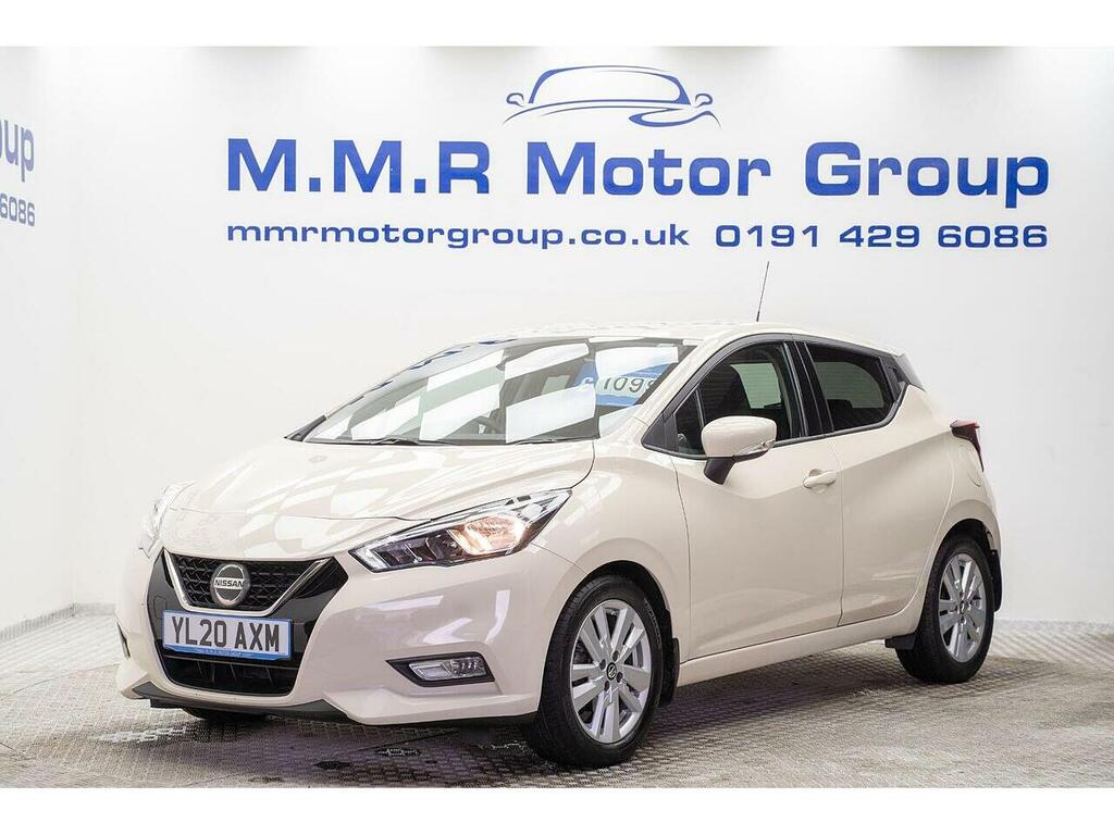 Nissan Micra 1.0 Ig-t Acenta Xtron Euro 6 Ss YL20AXM White #2