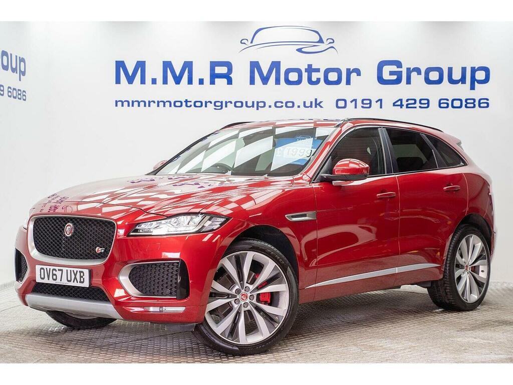 Jaguar F-Pace 3.0 D300 V6 S Awd Euro 6 Ss OV67UXB Red #2