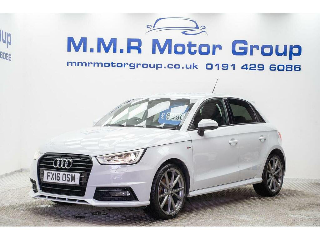 Audi A1 1.6 Tdi Black Edition Sportback Euro 6 Ss FX16OSM White #2