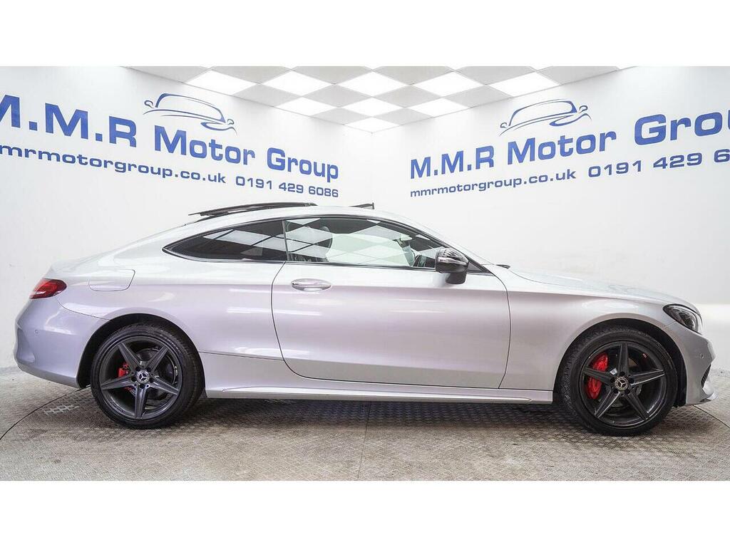 Mercedes-Benz C Class 2.0 C200 Amg Line Premium Plus Coupe CP67UGX Silver #3