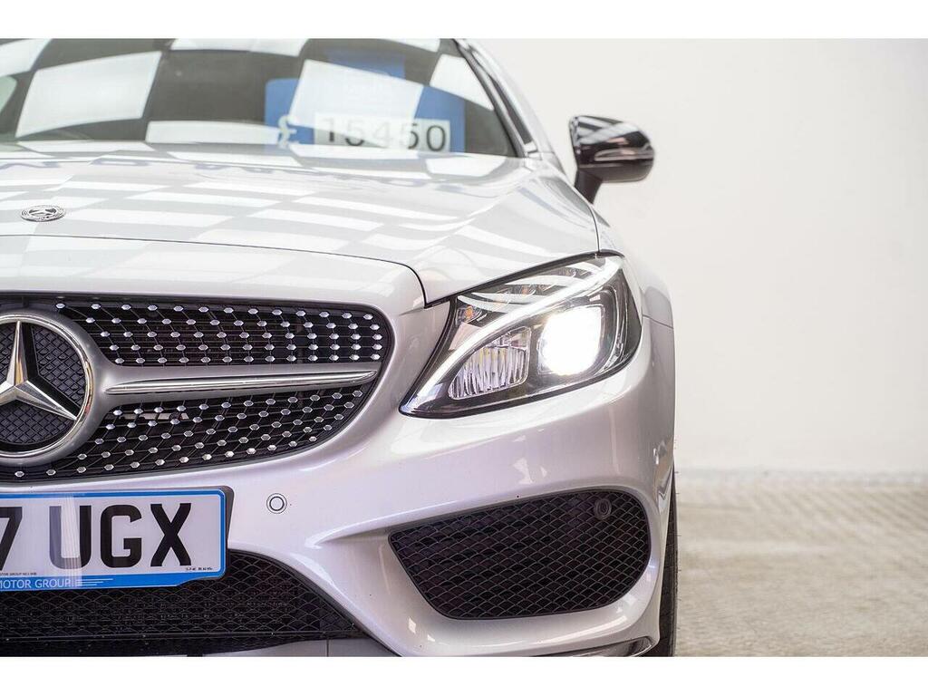Mercedes-Benz C Class 2.0 C200 Amg Line Premium Plus Coupe CP67UGX Silver #2