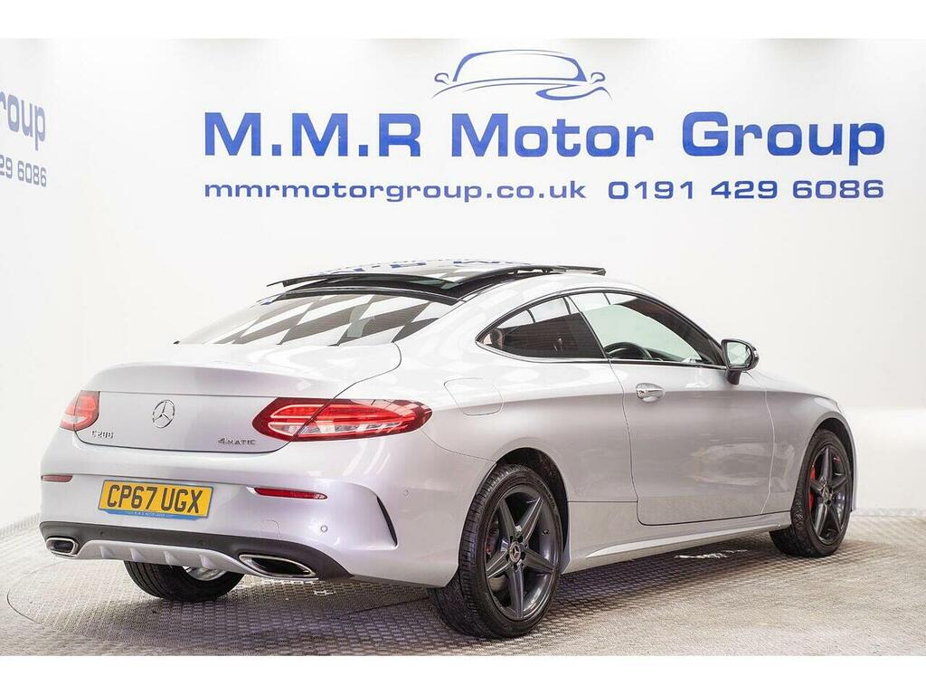 Mercedes-Benz C Class 2.0 C200 Amg Line Premium Plus Coupe CP67UGX Silver #5