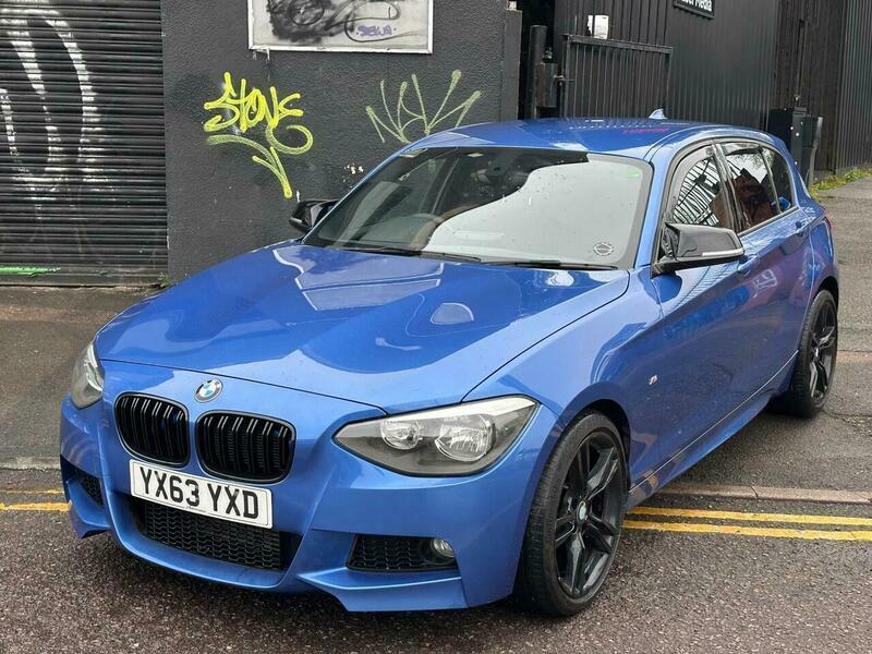 BMW 1 Series 2.0 118D M Sport YX63YXD Blue #4