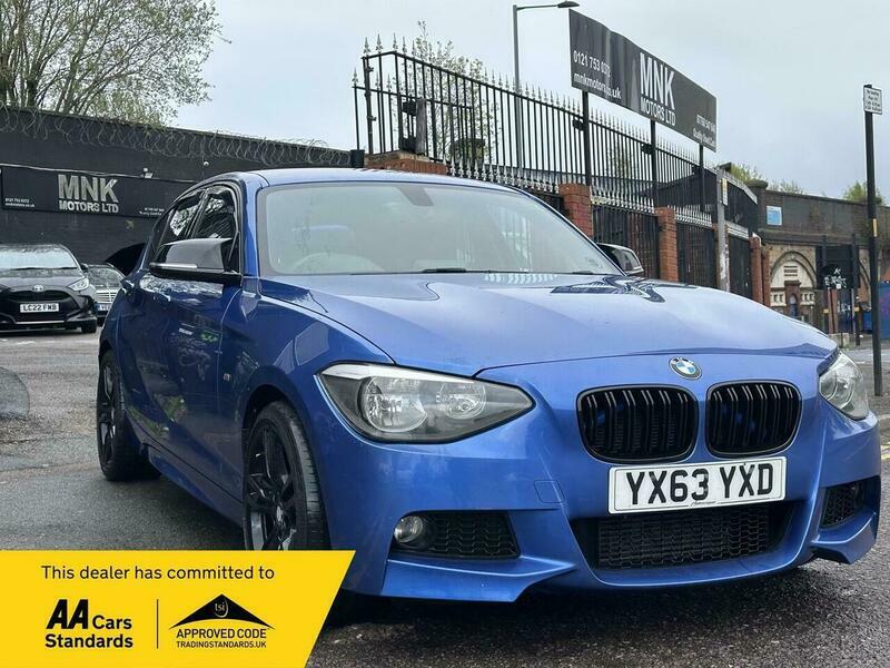 BMW 1 Series 2.0 118D M Sport YX63YXD Blue