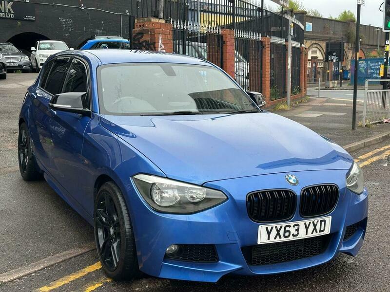 BMW 1 Series 2.0 118D M Sport YX63YXD Blue #3
