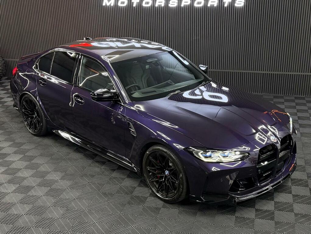 BMW M3 Saloon 3.0 Biturbo Competition Steptronic M Xdrive Purple