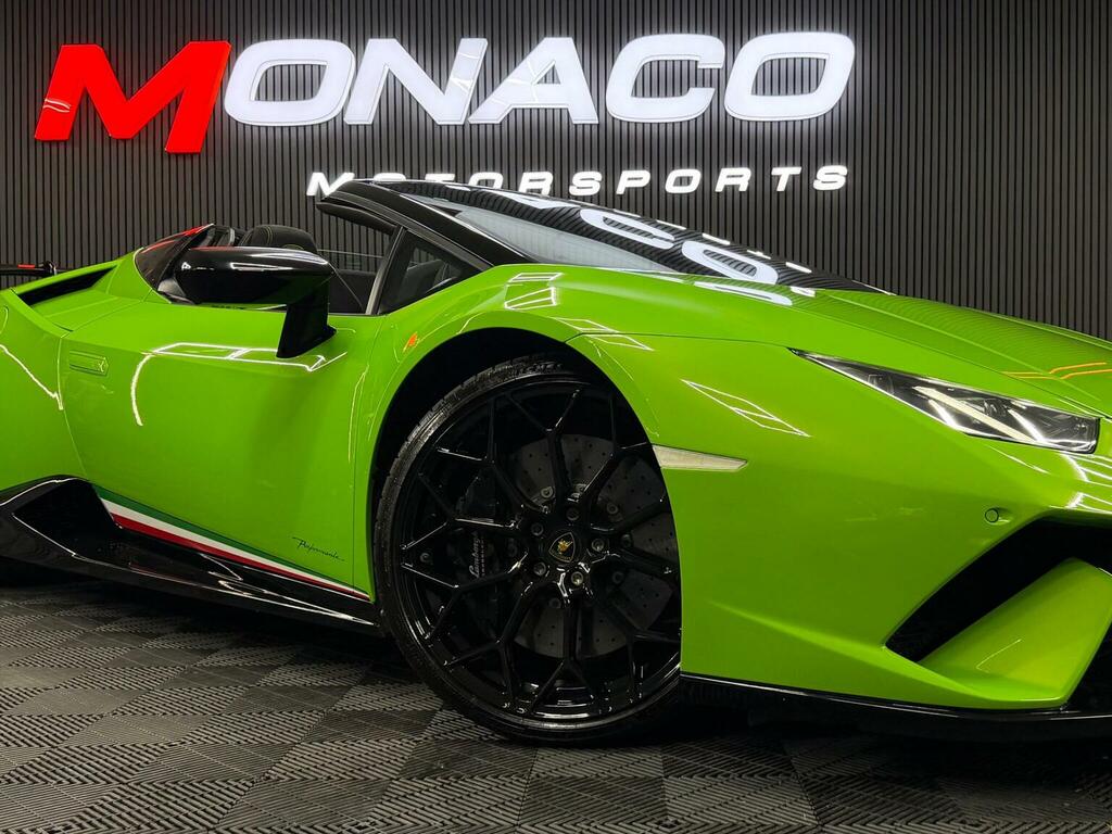 Lamborghini Huracan Convertible 5.2 V10 Lp 640-4 Performante Spyder Ld NO15YOX Green #2