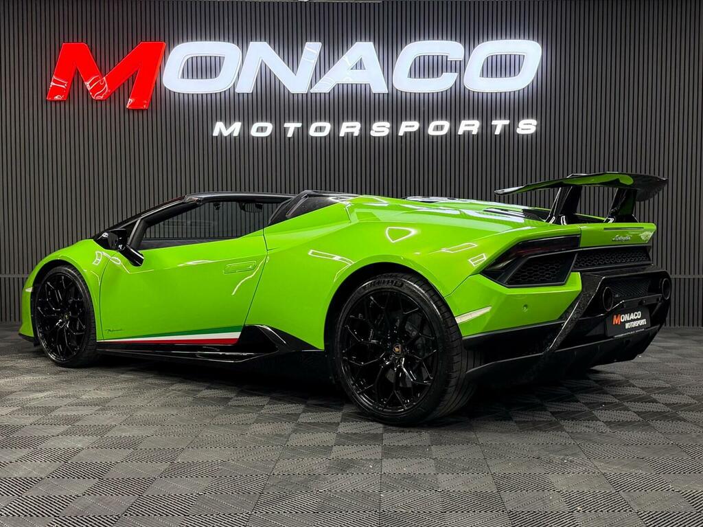 Lamborghini Huracan Convertible 5.2 V10 Lp 640-4 Performante Spyder Ld NO15YOX Green #4