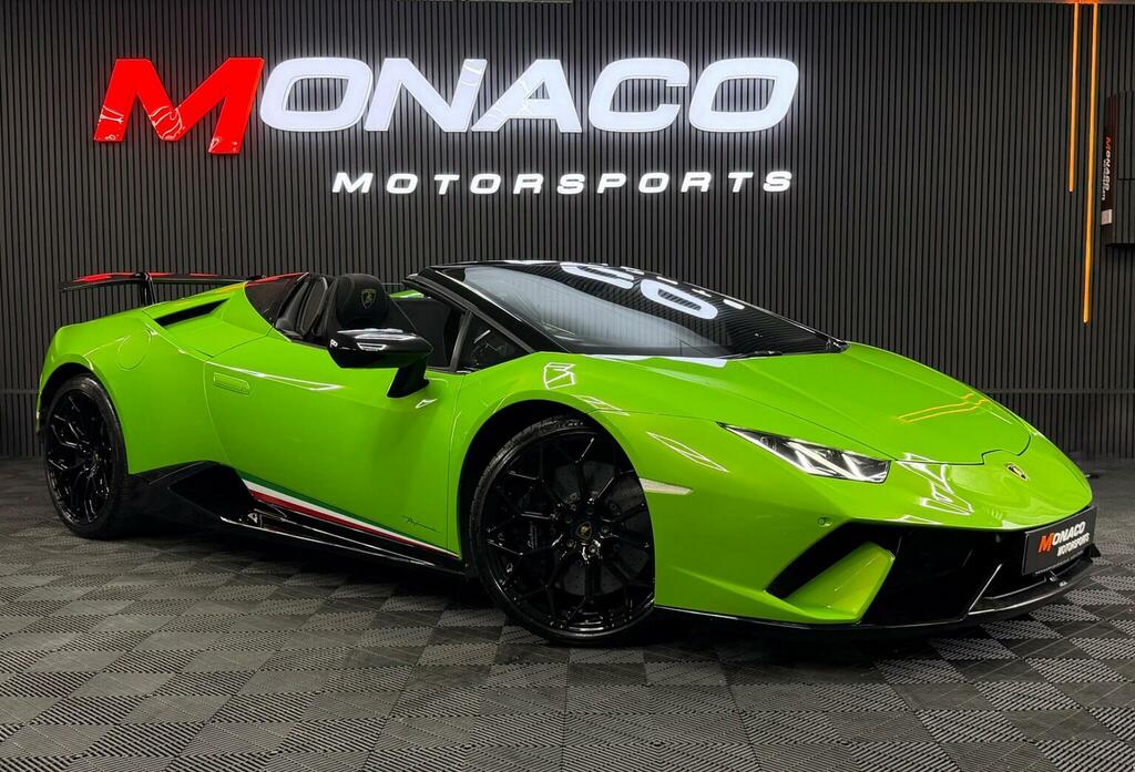 Lamborghini Huracan Convertible 5.2 V10 Lp 640-4 Performante Spyder Ld NO15YOX Green #6