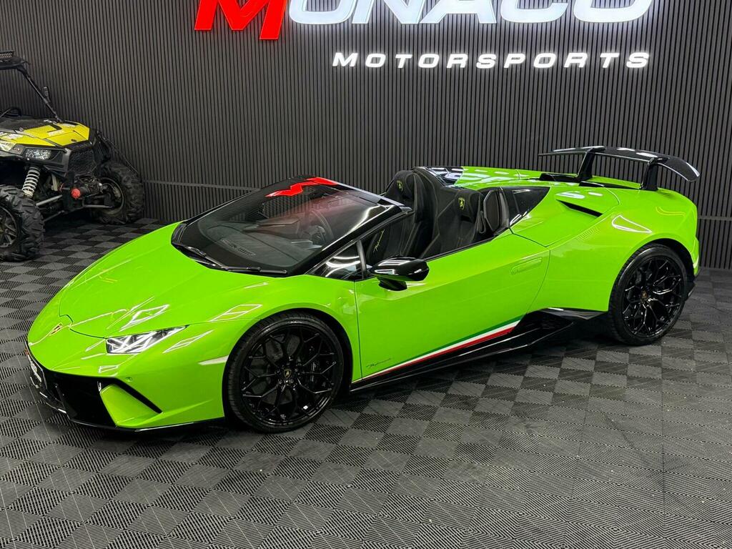 Lamborghini Huracan Convertible 5.2 V10 Lp 640-4 Performante Spyder Ld NO15YOX Green #3
