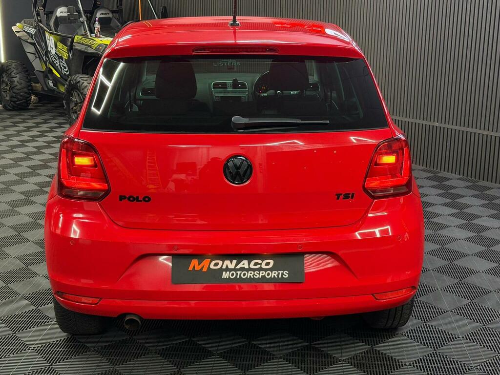 Volkswagen Polo Hatchback 1.2 Tsi Bluemotion Tech Match Euro 6 S BJ66CWE Red #5