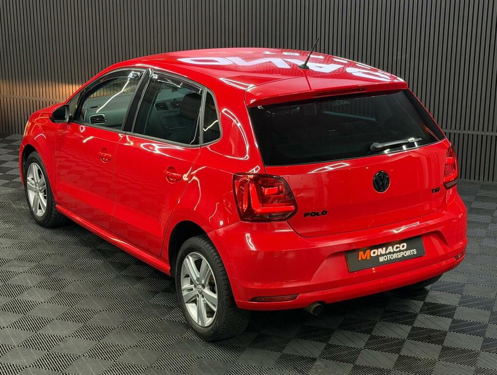 Volkswagen Polo Hatchback 1.2 Tsi Bluemotion Tech Match Euro 6 S BJ66CWE Red #6